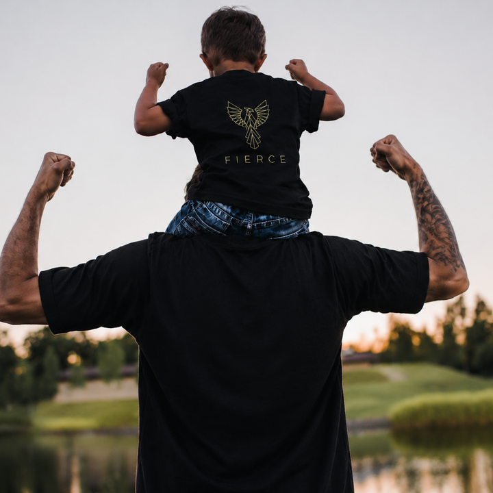 Fierce Like My Dad Kids 100% Cotton T-Shirt