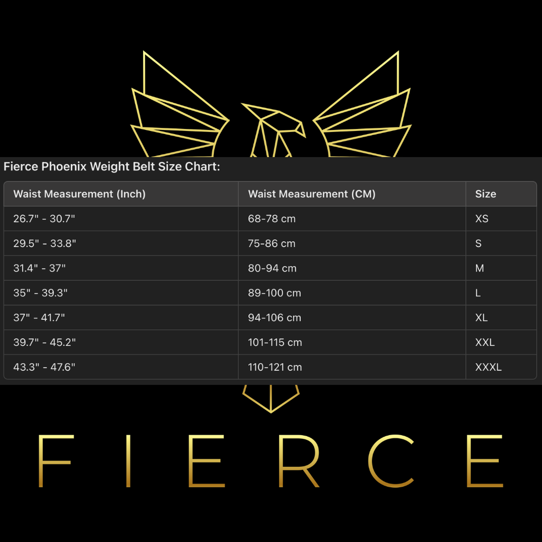 Fierce Phoenix Weightlifting Belt