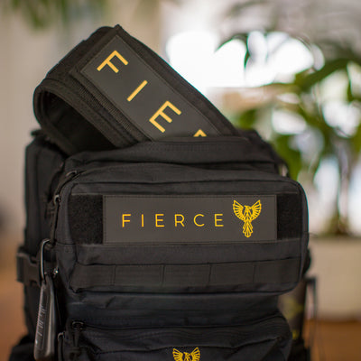 Fierce Phoenix Large Rectangular Rubber Patch&nbsp;