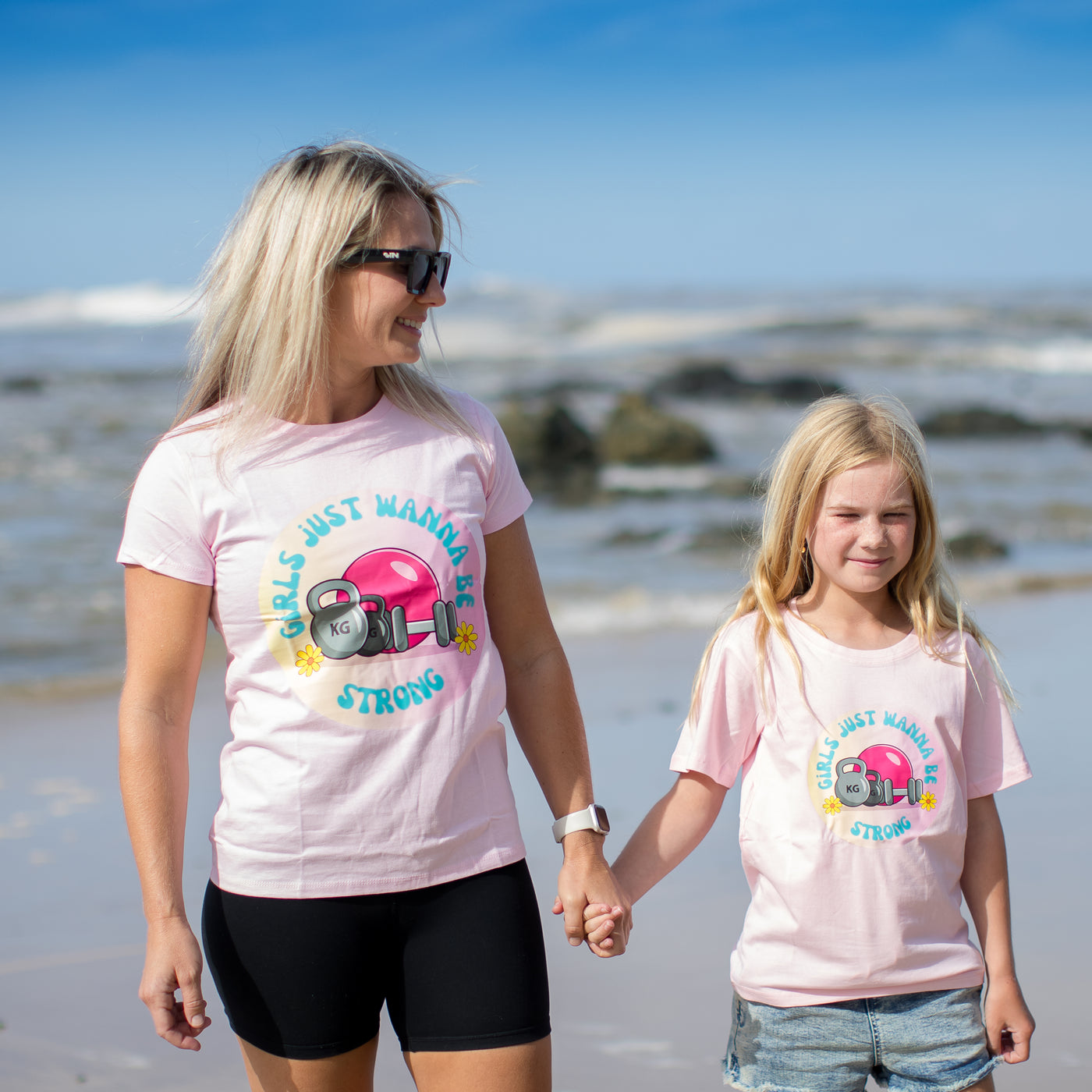 Girls Just Want to Be Strong – Kids Tee