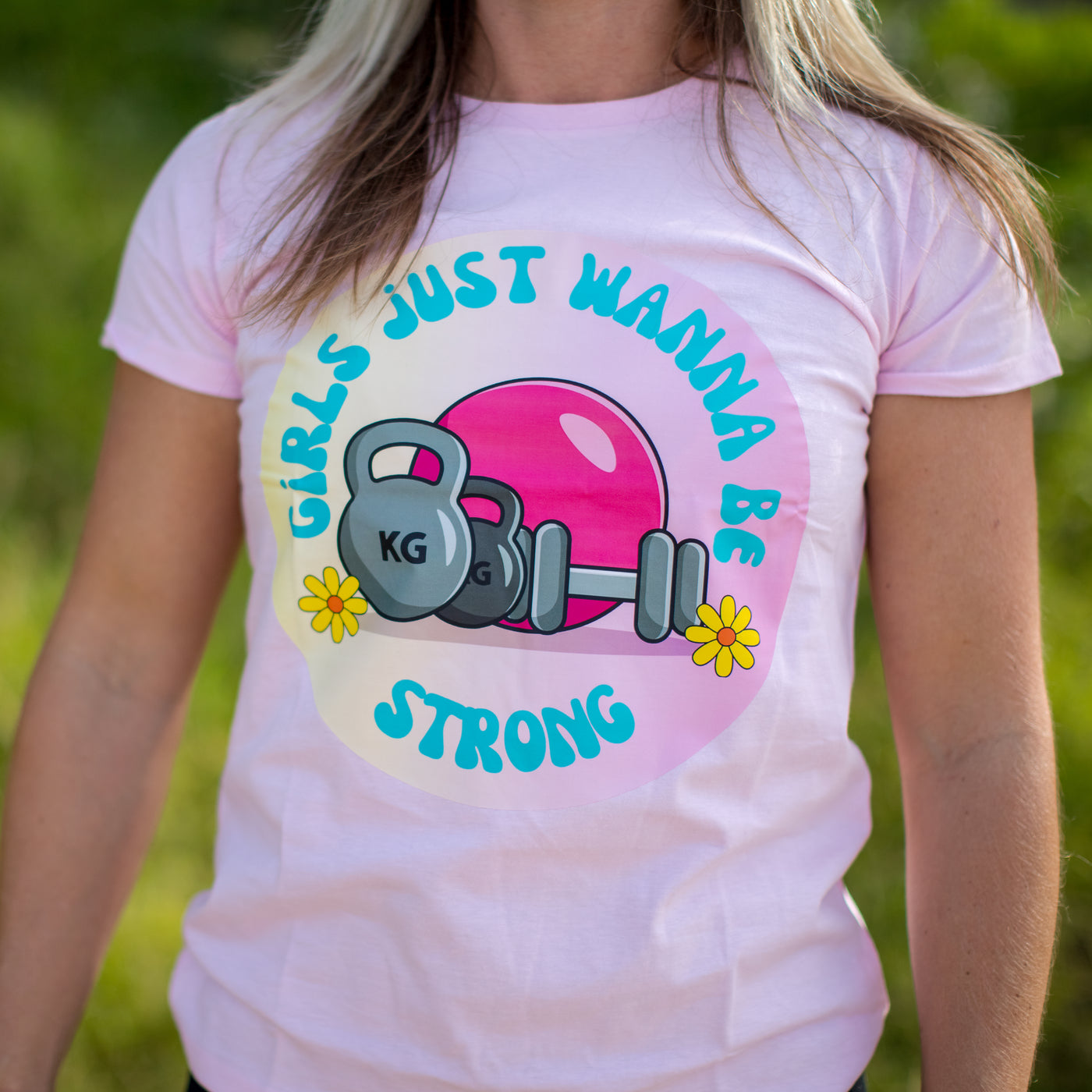 Girls Just Want to Be Strong – Kids Tee