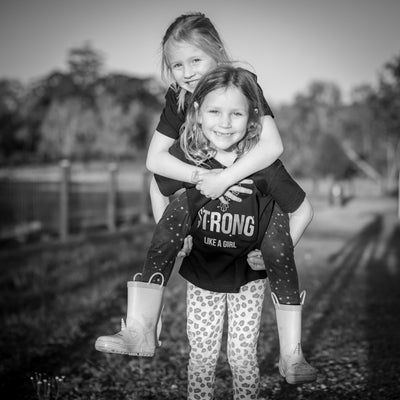 Strong Like a Girl Kids 100% cotton tee