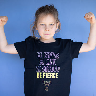 Be Fierce Kids 100% Cotton T-Shirt