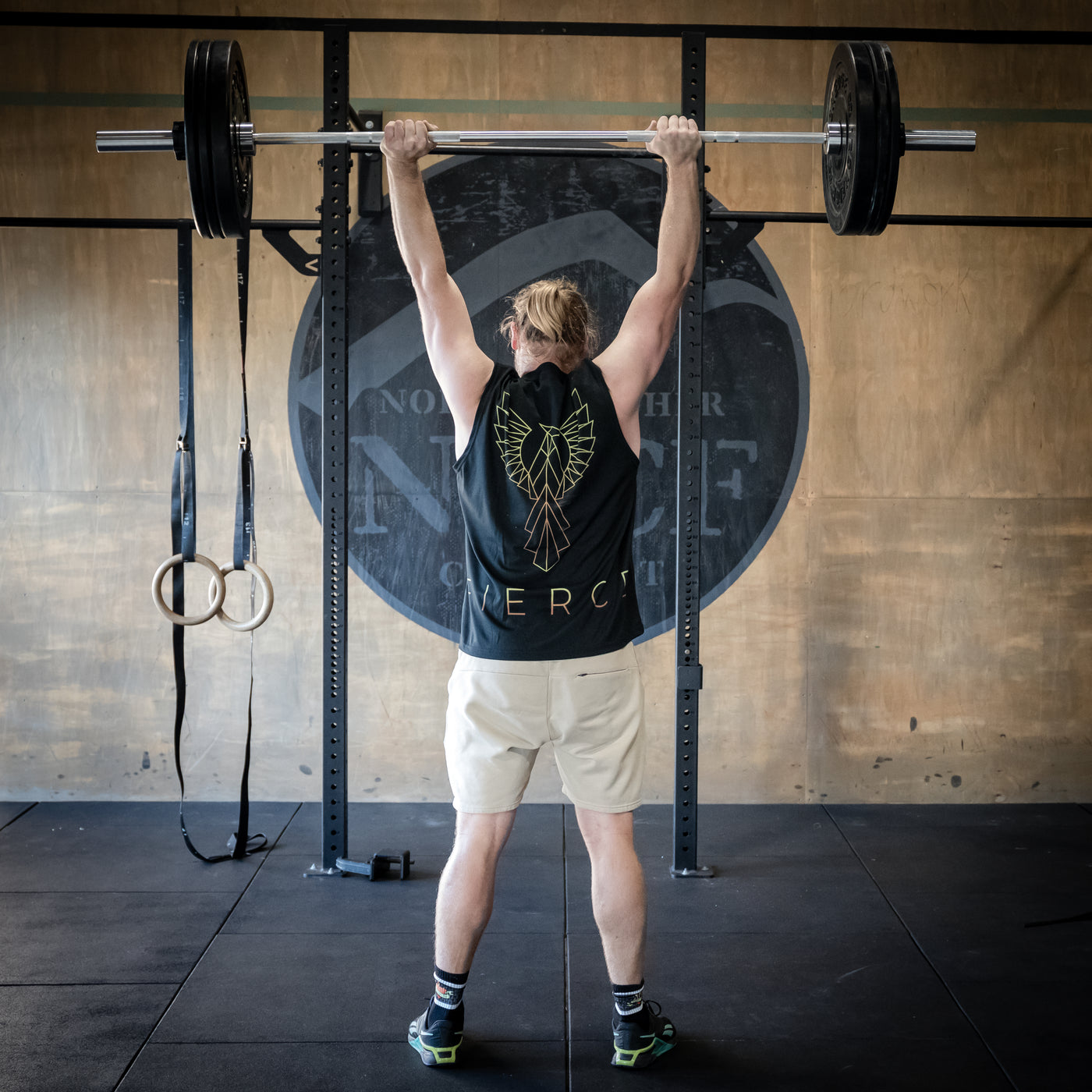 Fierce Phoenix Men's CrossFit Cotton Singlet