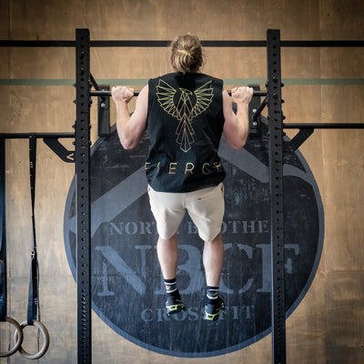 Fierce Phoenix Men's CrossFit Cotton Singlet