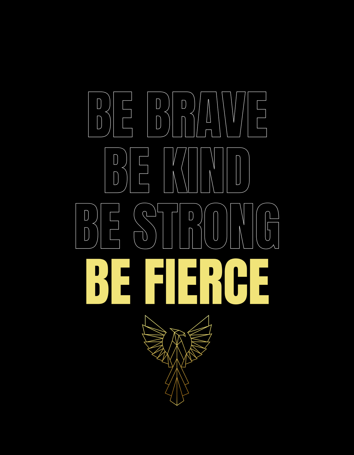 Be Fierce Kids 100% Cotton T-Shirt