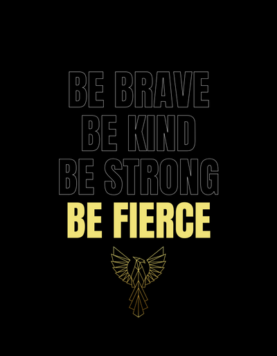 Be Fierce Kids 100% Cotton T-Shirt