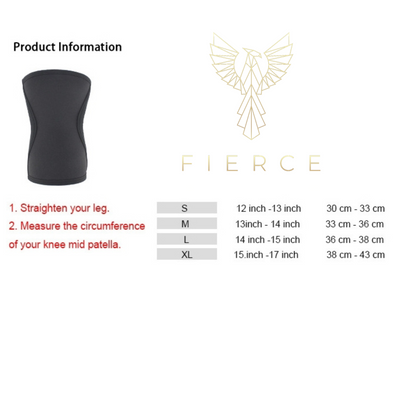 Fierce Phoenix 5mm Neoprene Lifting Knee Sleeves